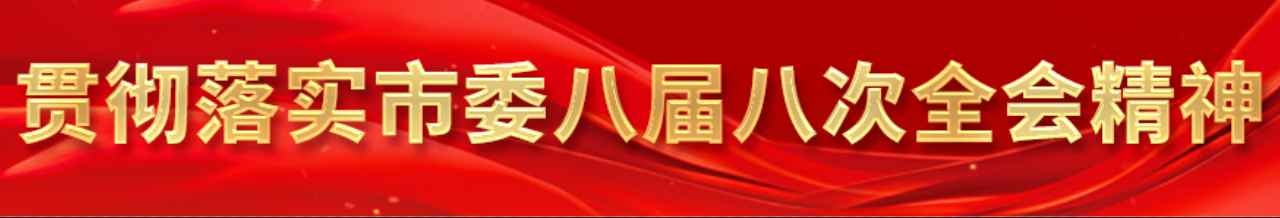 貫徹落實(shí)市委八屆八次全會(huì)精神